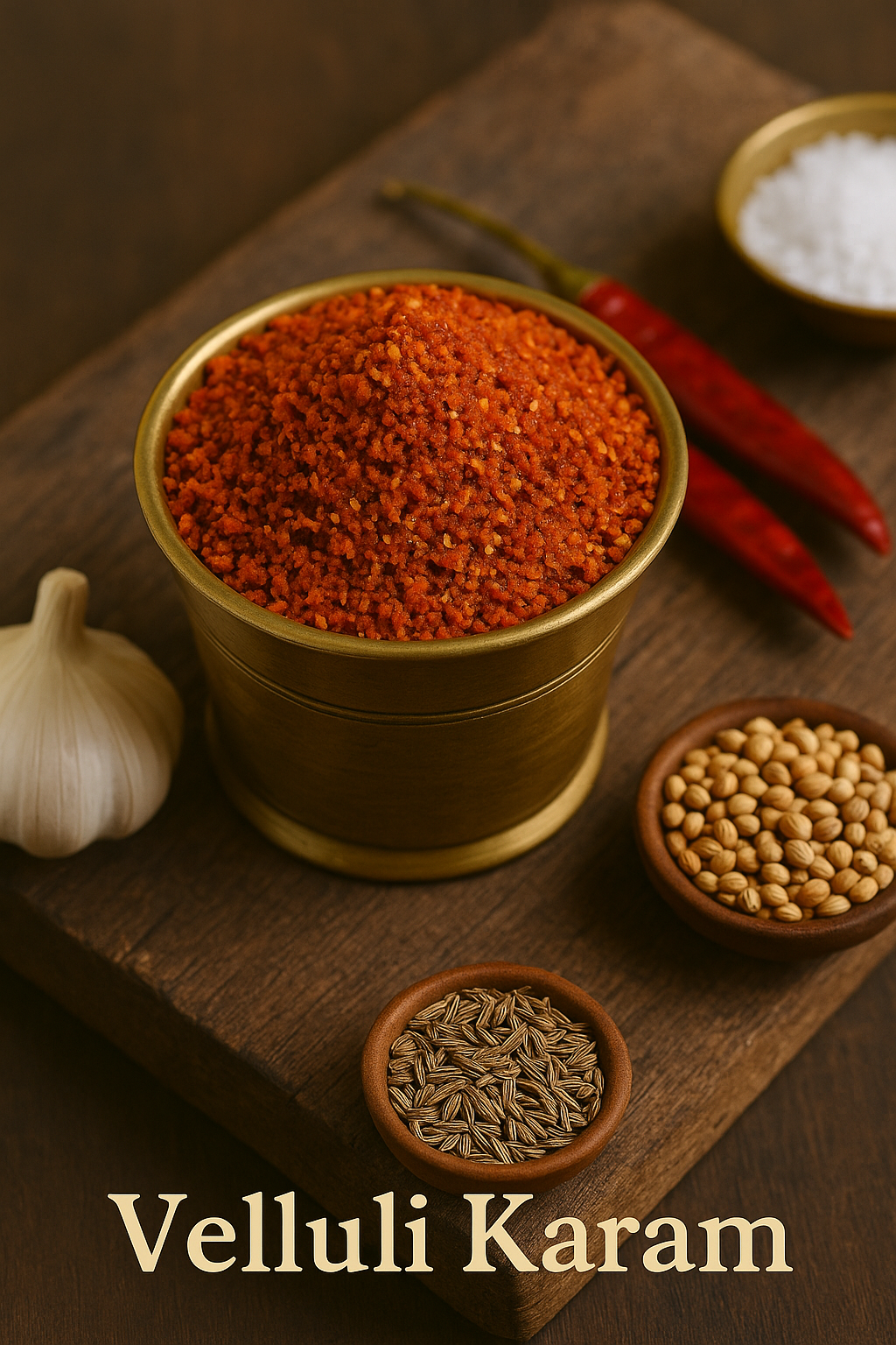 Velluli Karam – Garlic Spice Blend 500 Grms.