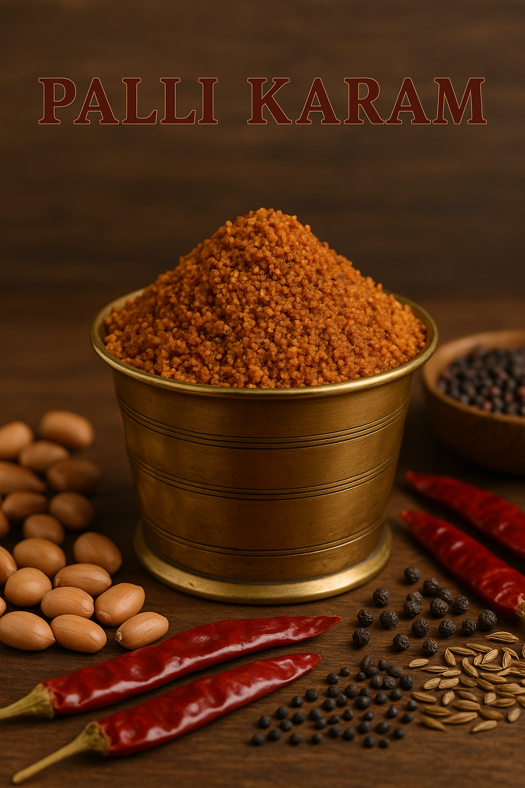 Palli Karam – Roasted Groundnut Spice Blend 500 Grms.