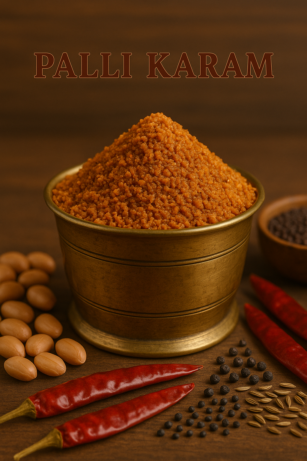 Palli Karam – Roasted Groundnut Spice Blend 500 Grms.